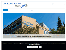 Tablet Screenshot of megina-gymnasium-mayen.de